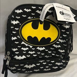 Kids Batman Black and Yellow Lunchbox